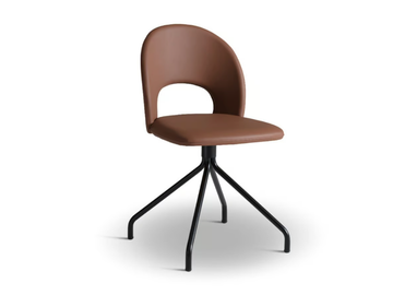 DIXIE 548 - Swivel leather chair by Origins 1971 - view 2